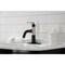 Kingston Brass KSD2826KL Single-Handle Bathroom Faucet with Push Pop-Up, Matte Black/Polished Nickel KSD2826KL - alternate 2